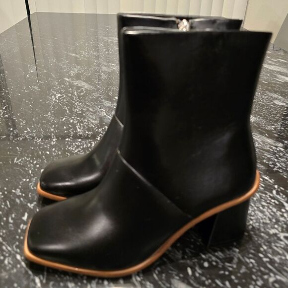 BRAND NEW TIME AND TRU  WOMEN'S SQUARE-TOE DRESS BOOTIES - Picture 5 of 15